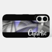 iPhone Hoesjes Trend Abstract Lavendel Violet (Achterkant (horizontaal))