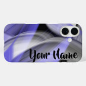 iPhone Hoesjes Trend Abstract Lila Paars (Achterkant (horizontaal))