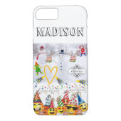 iPhone-hoesjes Vrolijk Kerstfeest Gelukkige Verjaa Case-Mate iPhone Case (Achterkant)