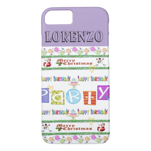 iPhone-hoesjes Vrolijk Kerstfeest Gelukkige Verjaa Case-Mate iPhone Case (Achterkant)