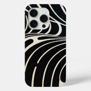 Iphone hoesjes zwart-wit golven