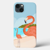 iPhone hoesontwerp Roze flamingo, Aruba Case-Mate iPhone Case (Achterkant)