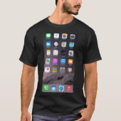 iPhone Homescreen Classic T-Shirt (Voorkant)