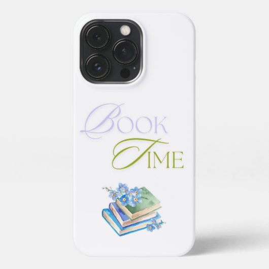 iPhone-Hülle für Buchliebhaberinnen – "Book Time" iPhone Hoesje (Achterkant)
