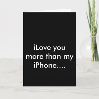 iPhone iLove appy Valentijnse kaart