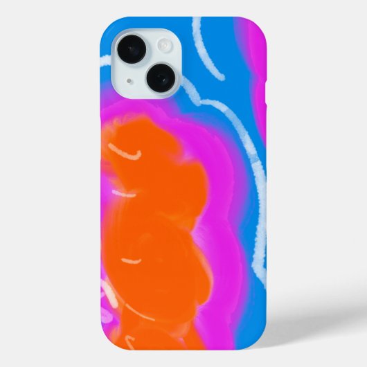 iPhone / iPad ケース　orange &pink blue Case-Mate iPhone Case (Achterkant)