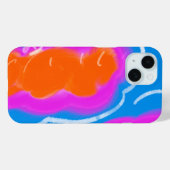iPhone / iPad ケース　orange &pink blue Case-Mate iPhone Case (Achterkant (horizontaal))