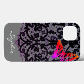 iPhone/iPad ANTIEK LACE CUSTOM NAAM Case-Mate iPhone Case (Achterkant (horizontaal))