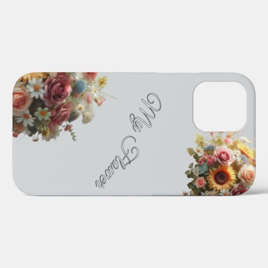 iPhone / iPad Case 12 MY Flower (Achterkant (horizontaal))