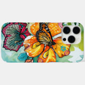 iPhone / iPad case bloemenhoesje waterverf (Achterkant (horizontaal))
