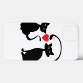 iPhone / iPad Case Cat Tekening (Achterkant (horizontaal))