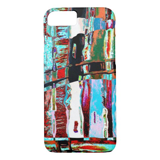 iPhone / iPad Case – Collapse Reflection Abstract (Achterkant)