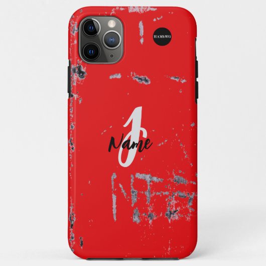 iPhone / iPad Case Distressed Look HAMbWG (Achterkant)