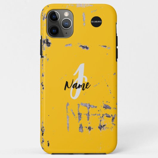 iPhone / iPad Case Distressed Look HAMbWG (Achterkant)