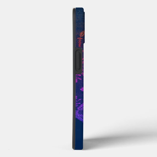 iPhone / iPad case DIY NAME ANTIQUE LACE IN GREY (Achterkant / Rechts)