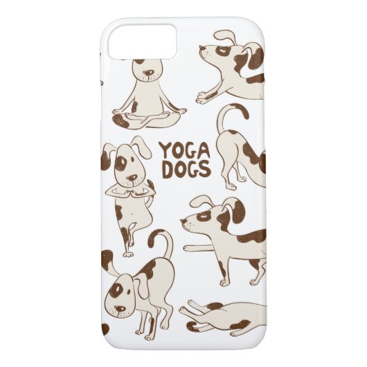 iPhone/iPad Case Dog Yoga (Achterkant)