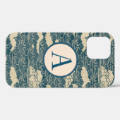 iPhone / iPad case JAPANESE CLOUDS DIY INITIAAL (Achterkant (horizontaal))