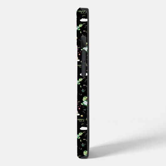 iPhone / iPad case MaJk Turtle "Happy Day"-patroon (Achterkant / Links)
