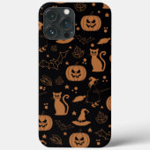 iPhone / iPad case Nightmare Halloween Pattern (Achterkant)
