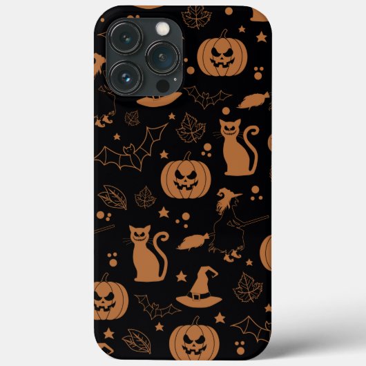 iPhone / iPad case Nightmare Halloween Pattern (Achterkant)