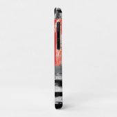 iPhone / iPad Case – Red Pulse Abstract Design (Achterkant/links)