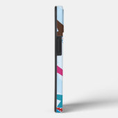 iPhone / iPad case SCANDINAVIAN DALA HORSE PATTERN (Achterkant / Rechts)