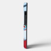 iPhone / iPad case SCANDINAVIAN DALA HORSE PATTERN (Achterkant / Links)