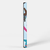 iPhone / iPad case SCANDINAVIAN DALA HORSE PATTERN Hoesje (Rechterkant)