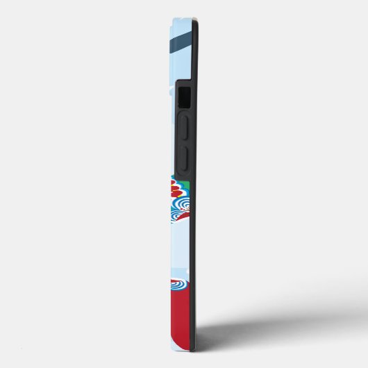 iPhone / iPad case Scandinavian Data horse design (Achterkant / Links)