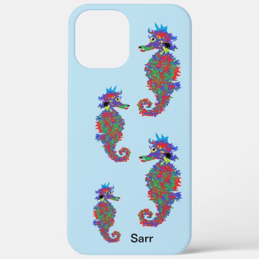 iPhone / iPad case : Seapaarden (Achterkant)