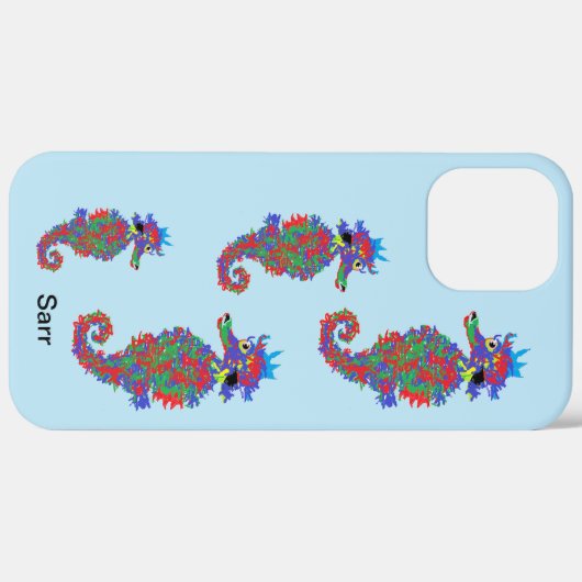 iPhone / iPad case : Seapaarden (Achterkant / Rechts)