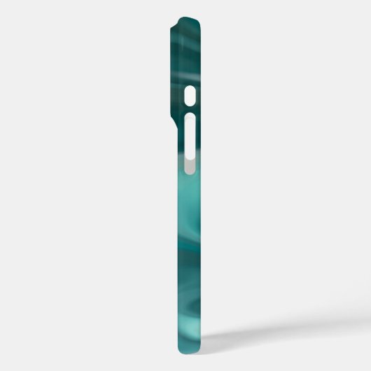 iPhone / iPad case Teal Marble Abstract (Achterkant / Links)