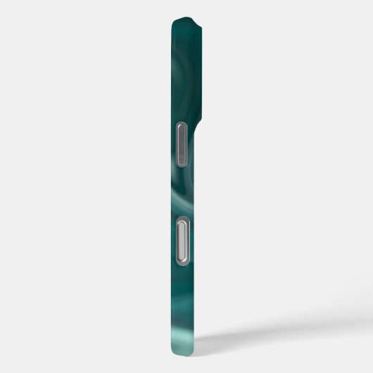 iPhone / iPad case Teal Marble Abstract (Achterkant / Rechts)