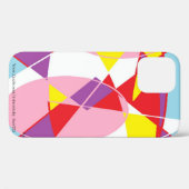 iPhone / iPad case : VOLLEDIG KLEUR ABSTRACT (Achterkant (horizontaal))