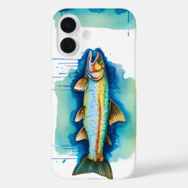 iPhone / iPad case - Waterverf Series: Forel/Salm