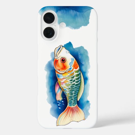 iPhone / iPad case - Waterverf Series: Koi Fish (Achterkant)