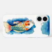 iPhone / iPad case - Waterverf Series: Koi Fish (Achterkant (horizontaal))
