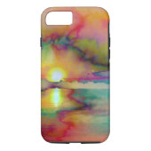 iPhone / iPad case/Waterverf-Sunset Case-Mate iPhone Case (Achterkant)