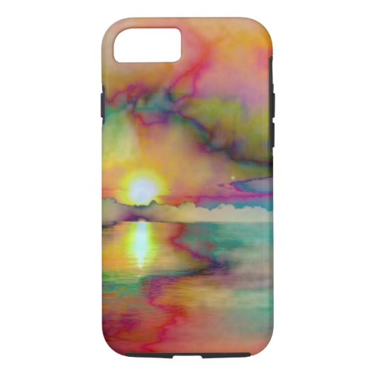 iPhone / iPad case/Waterverf-Sunset Case-Mate iPhone Case (Achterkant)
