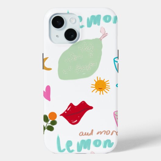 iPhone / iPad case zomer vibes (Achterkant)