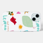 iPhone / iPad case zomer vibes (Achterkant (horizontaal))