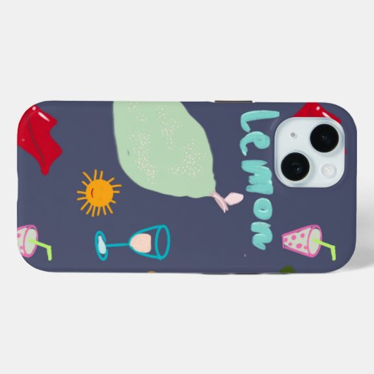 iPhone / iPad case zomer vibes (Achterkant (horizontaal))