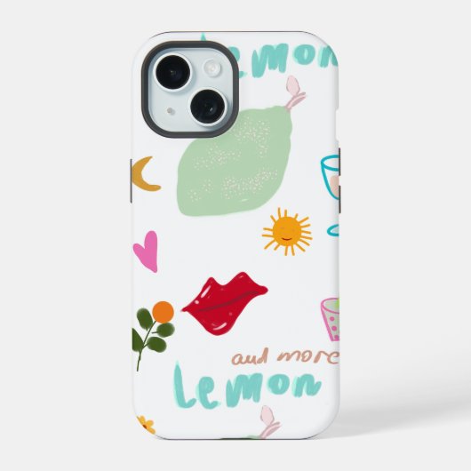 iPhone / iPad case zomer vibes iPhone 15 Case (Achterkant)
