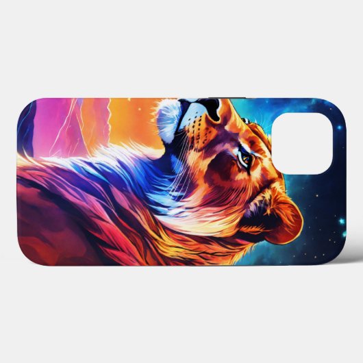 iPhone / iPad caseLeeuwin onder Starry Sky Futuris Case-Mate iPhone Case (Achterkant (horizontaal))