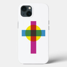 iPhone/iPad-cover met minimalistisch kruissymbool Case-Mate iPhone Case