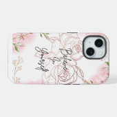 iPhone/iPad-draagtas iPhone 15 Case (Achterkant horizontaal)