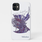 iPhone/iPad draagtas met gedetailleerde handgeteke Case-Mate iPhone Case (Achterkant)