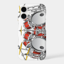 iPhone/iPad draagtas met trommelset ontwerp