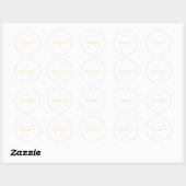 iPhone/iPad-draagtas Ronde Sticker (Vel)