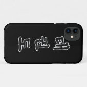 iPhone/iPad-draagtas: TaeKwonDo 태 도 (Koreaans Hang Case-Mate iPhone Case (Achterkant (horizontaal))